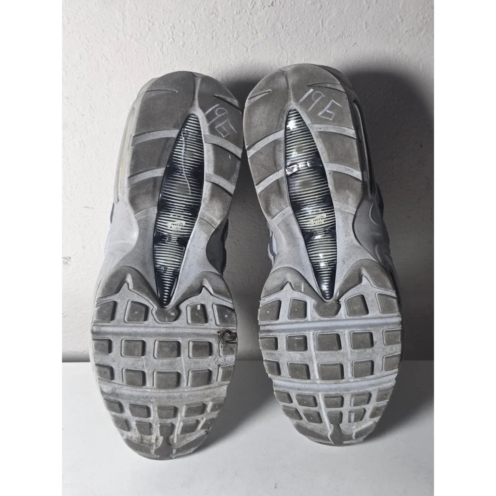 Nike Air Max 95 Shoes Mens 8 Greyscale Wolf Gray Clean Condition Sneaker - Picture 9 of 9